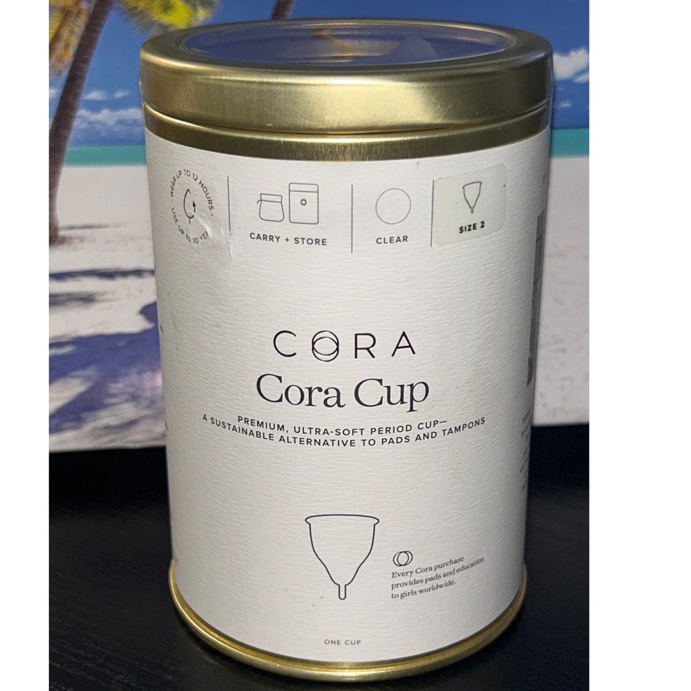 Cora Cup Size 2 Premium Ultra Soft Period Cup Sustainable Alternative